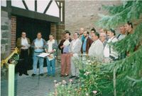 1993 St&auml;ndchen 80. Geburtstag Robert Burghardt